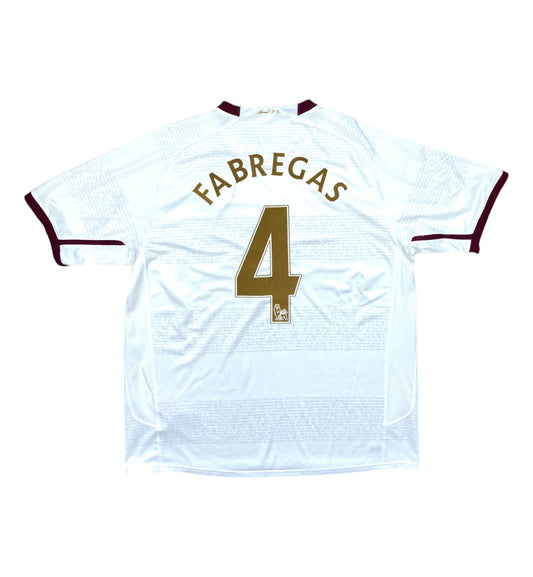 2007 2008 Arsenal Nike Away Football Shirt FABREGAS 4 Men's XL