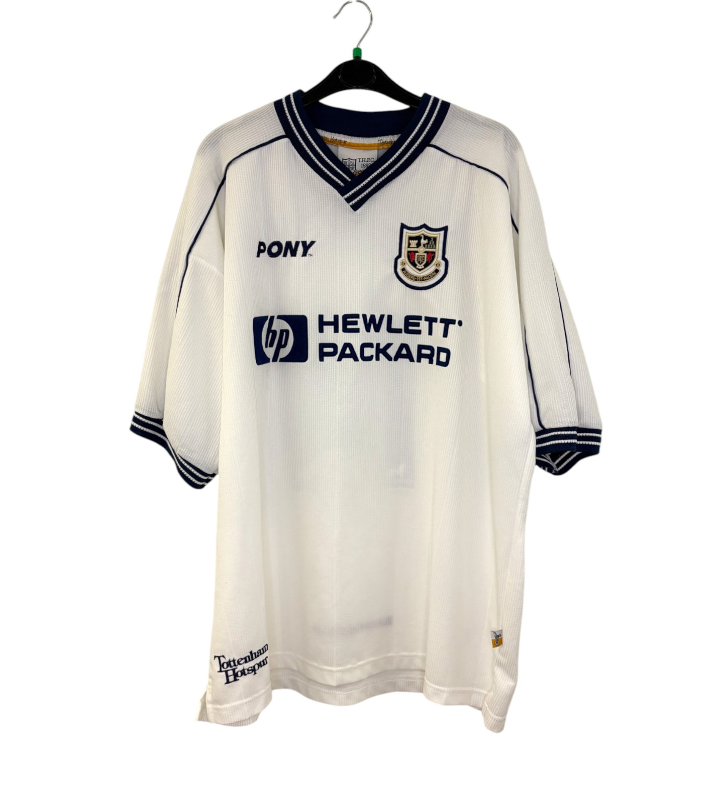 1998 1999 Tottenham Hotspur Pony Home Football Shirt GINOLA 14 Men's XL