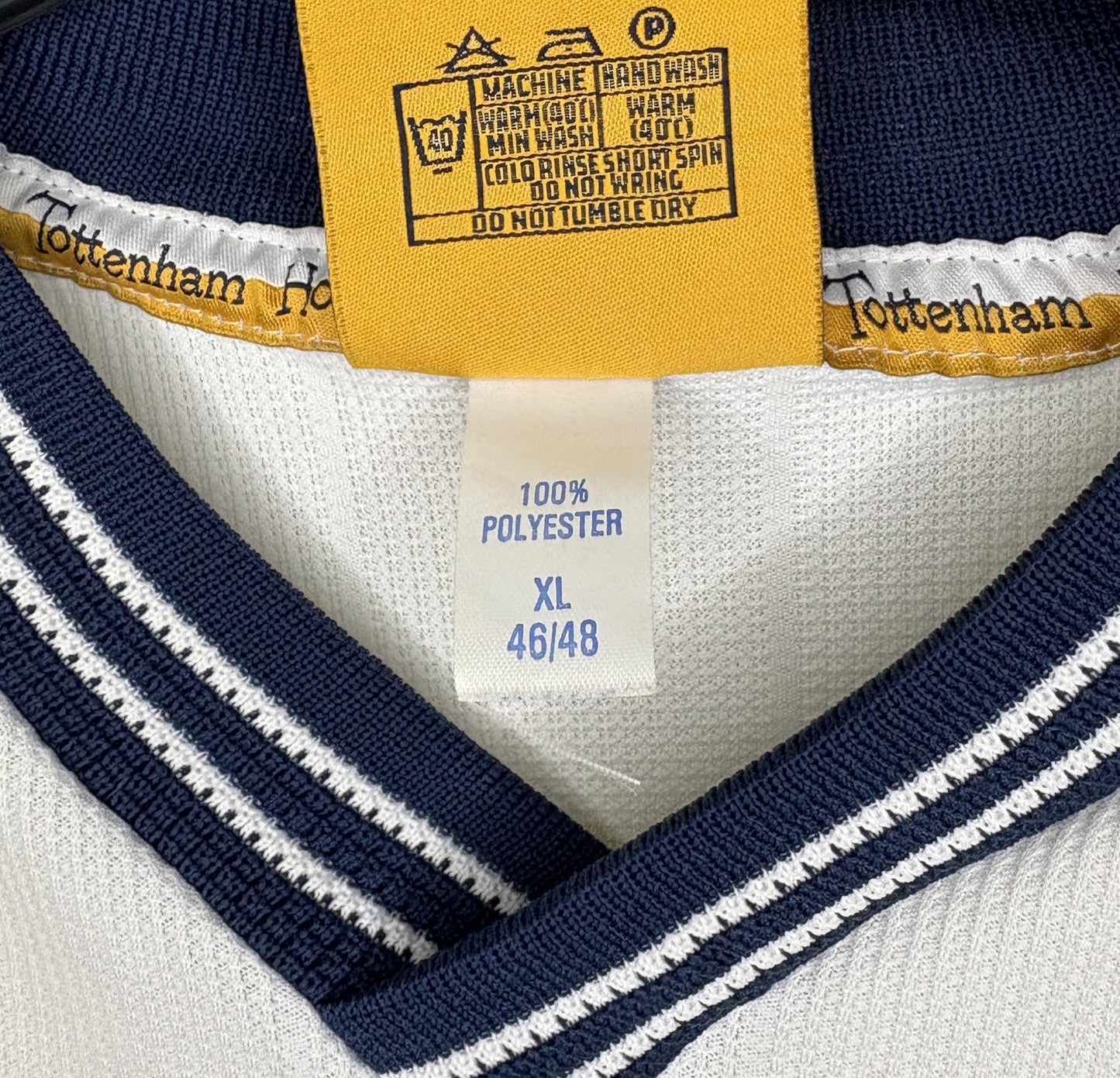 1998 1999 Tottenham Hotspur Pony Home Football Shirt GINOLA 14 Men's XL