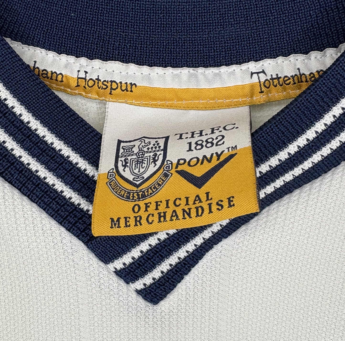 1998 1999 Tottenham Hotspur Pony Home Football Shirt GINOLA 14 Men's XL