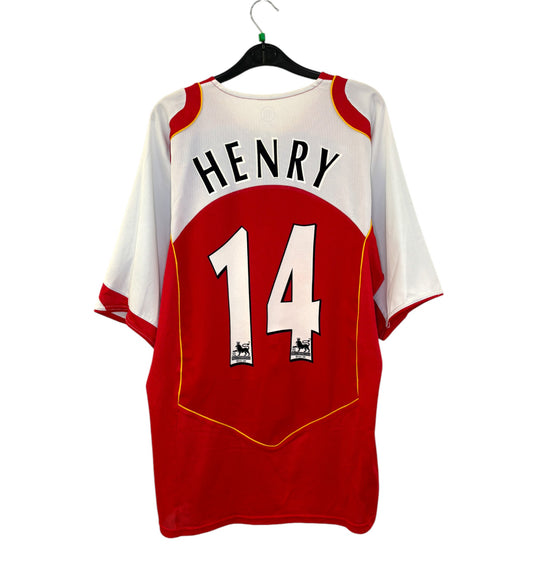 2004 2005 Arsenal Nike Home Football Shirt HENRY 14 Men's XL