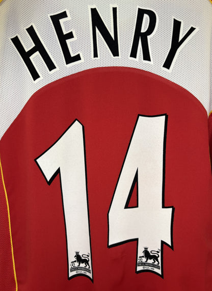 2004 2005 Arsenal Nike Home Football Shirt HENRY 14 Men's XL