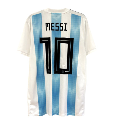 2018 2019 Argentina Adidas Home Football Shirt MESSI 10 Men's Large