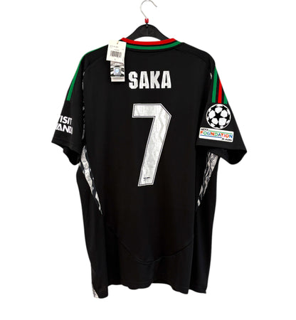 BNWT 2024 2025 Arsenal Adidas Away UCL Football Shirt SAKA 7 Men's Large