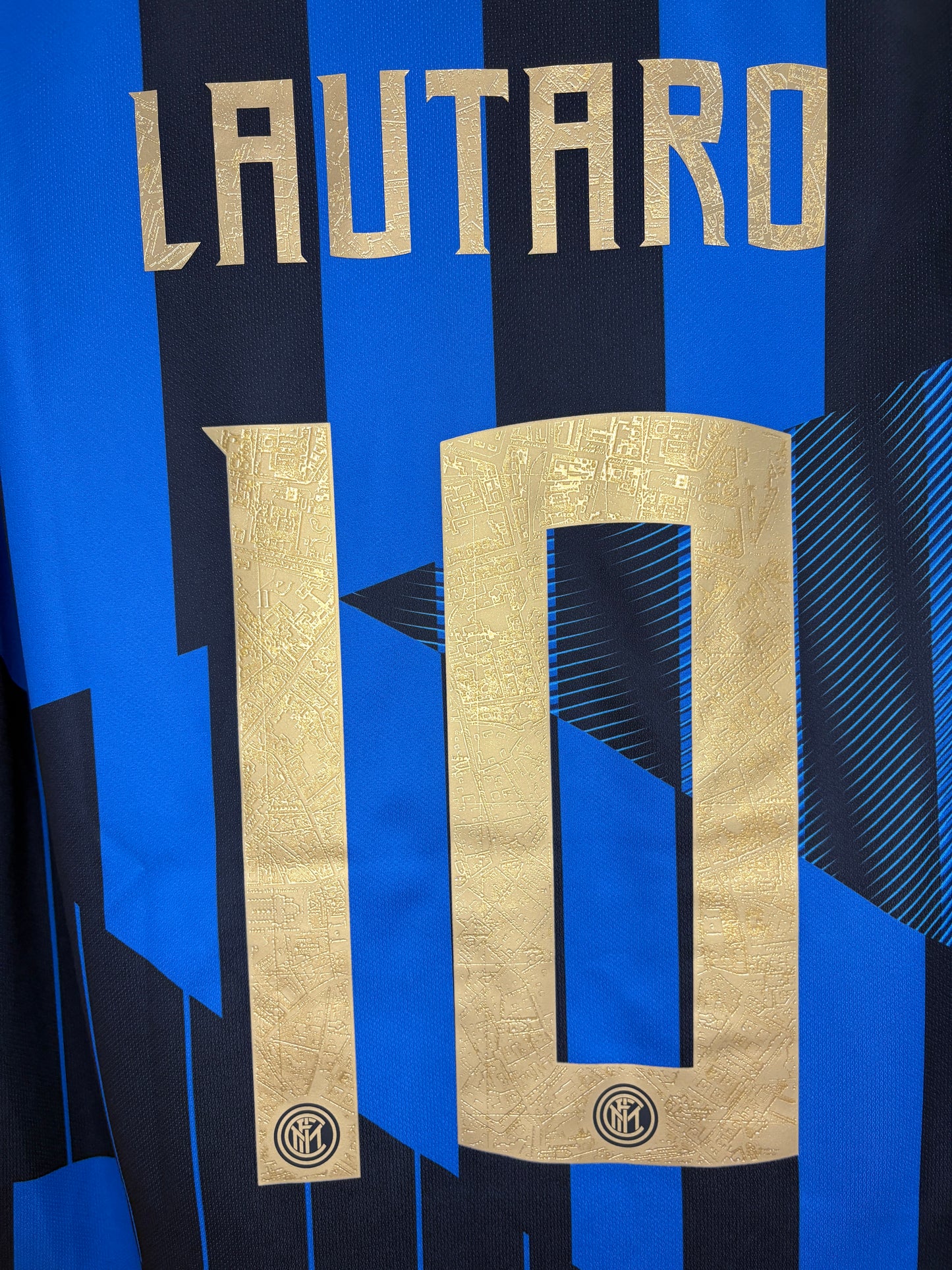 2018 2019 Inter Milan Nike Special Edition Home Football Shirt LAUTARO 10 Men's Large