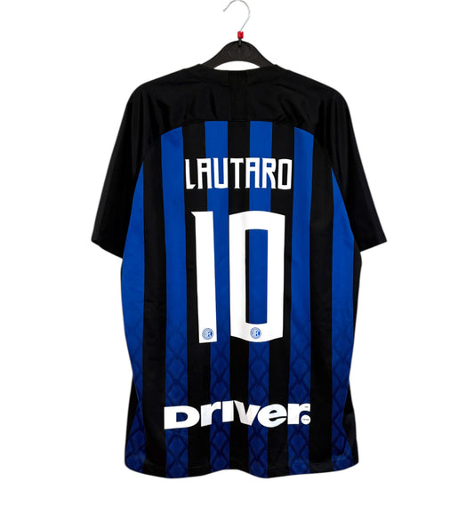 2018 2019 Inter Milan Nike Home Football Shirt LAUTARO 10 Men's Large