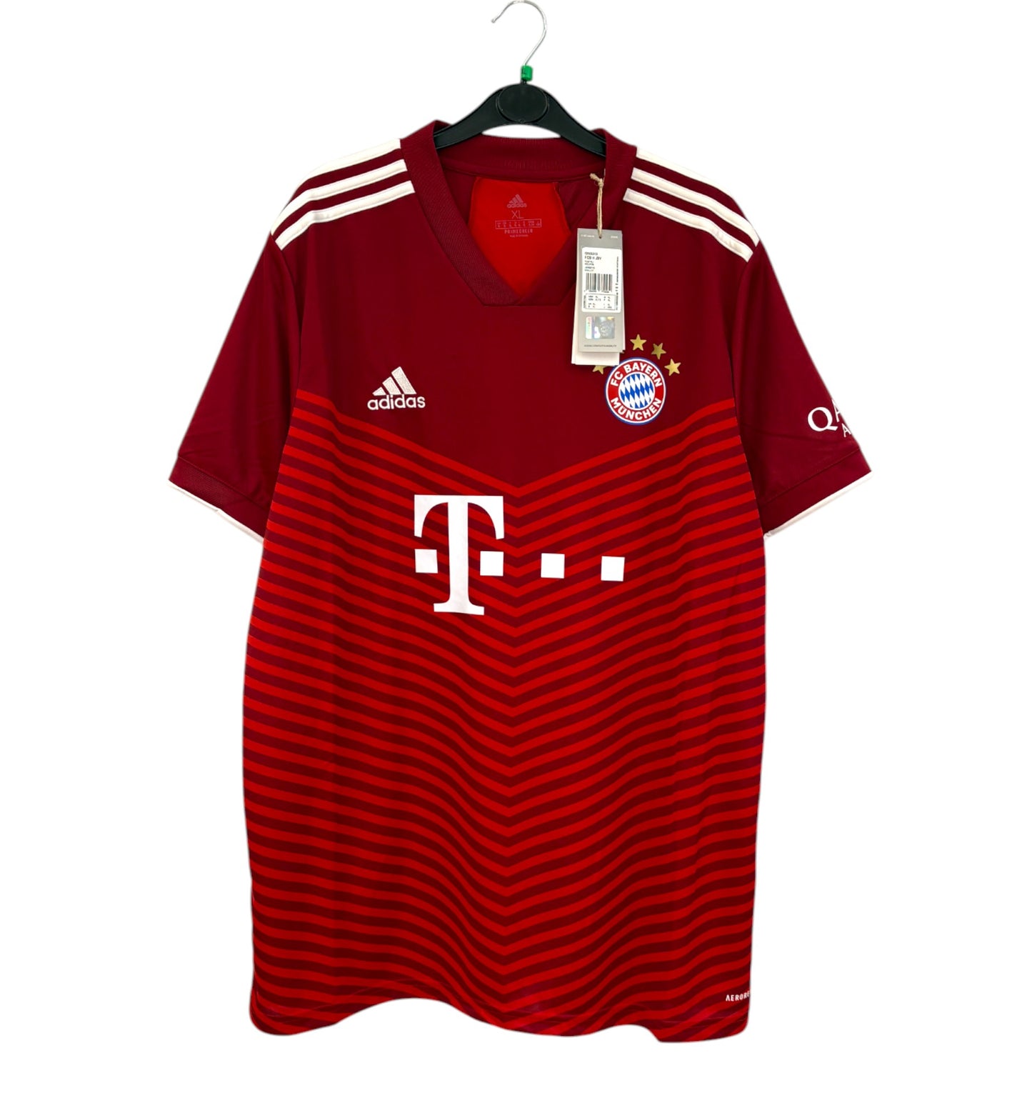 BNWT 2021 2022 Bayern Munich Adidas Home Football Shirt MUSIALA 42 Men's XL