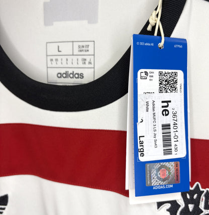 BNWT 2024 2025 Manchester United Adidas Home Europa Shirt MANIOO 37 Men's Large