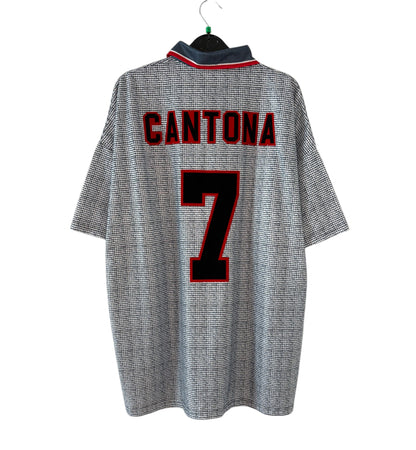 1995 1996 Manchester United Umbro Away Football Shirt CANTONA 9 Men's XL