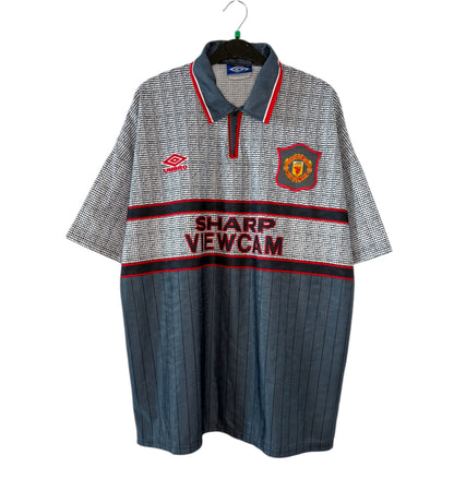 1995 1996 Manchester United Umbro Away Football Shirt CANTONA 9 Men's XL