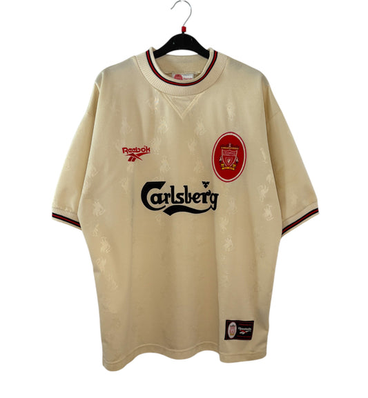 1996 1997 Liverpool Reebok Away Football Shirt Men's Large