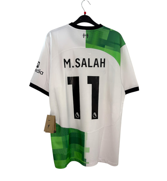 BNWT 2023 2024 Liverpool Nike Away Football Shirt M.SALAH 11 Men's Large