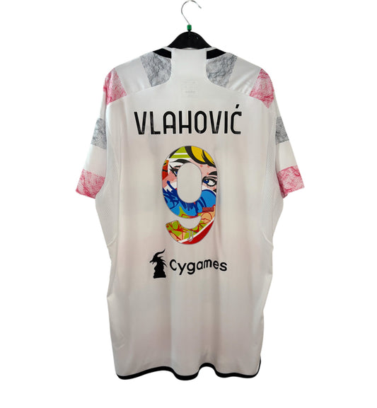 2023 2024 Juventus Adidas Away 'SUMMER TOUR' Football Shirt VLAHOVIC 9 Men's XL