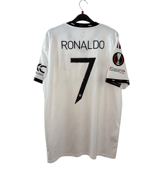2022 2023 Manchester United Adidas Away Europa League Football Shirt RONALDO 7 Men's Large