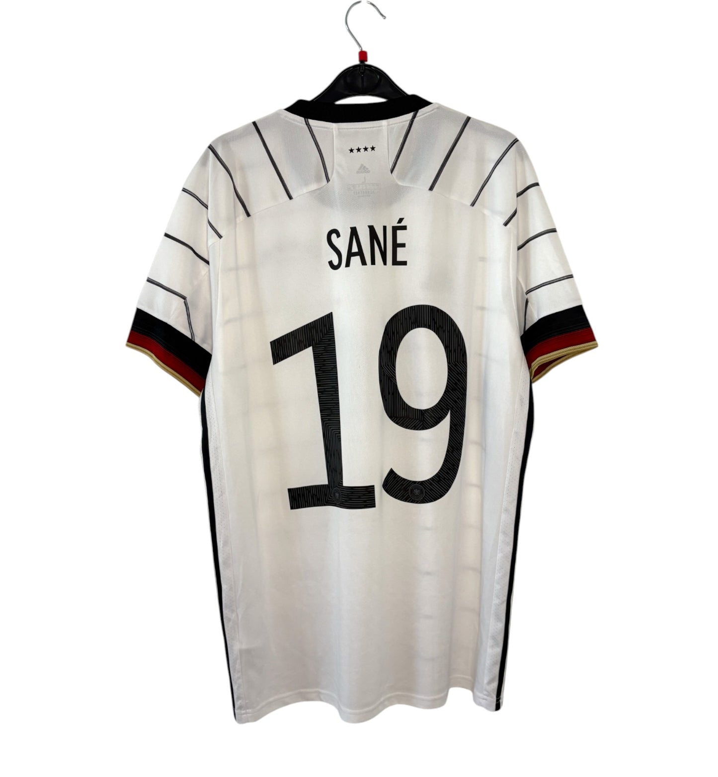 2020 2021 Germany Adidas Home Football Shirt SANE 19 Men's Large