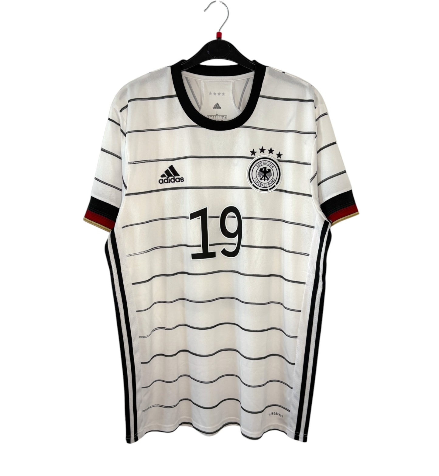 2020 2021 Germany Adidas Home Football Shirt SANE 19 Men's Large