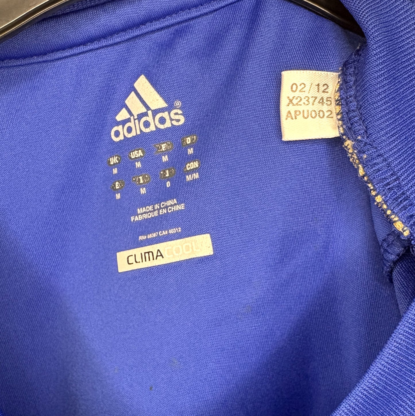 2012 2013 Chelsea Adidas Home Europa League Final Football Shirt LAMPARD 8 Men's Medium