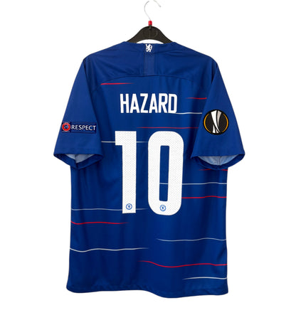 2018 2019 Chelsea Nike Home Europa League Final Football Shirt HAZARD 10 Mens Large
