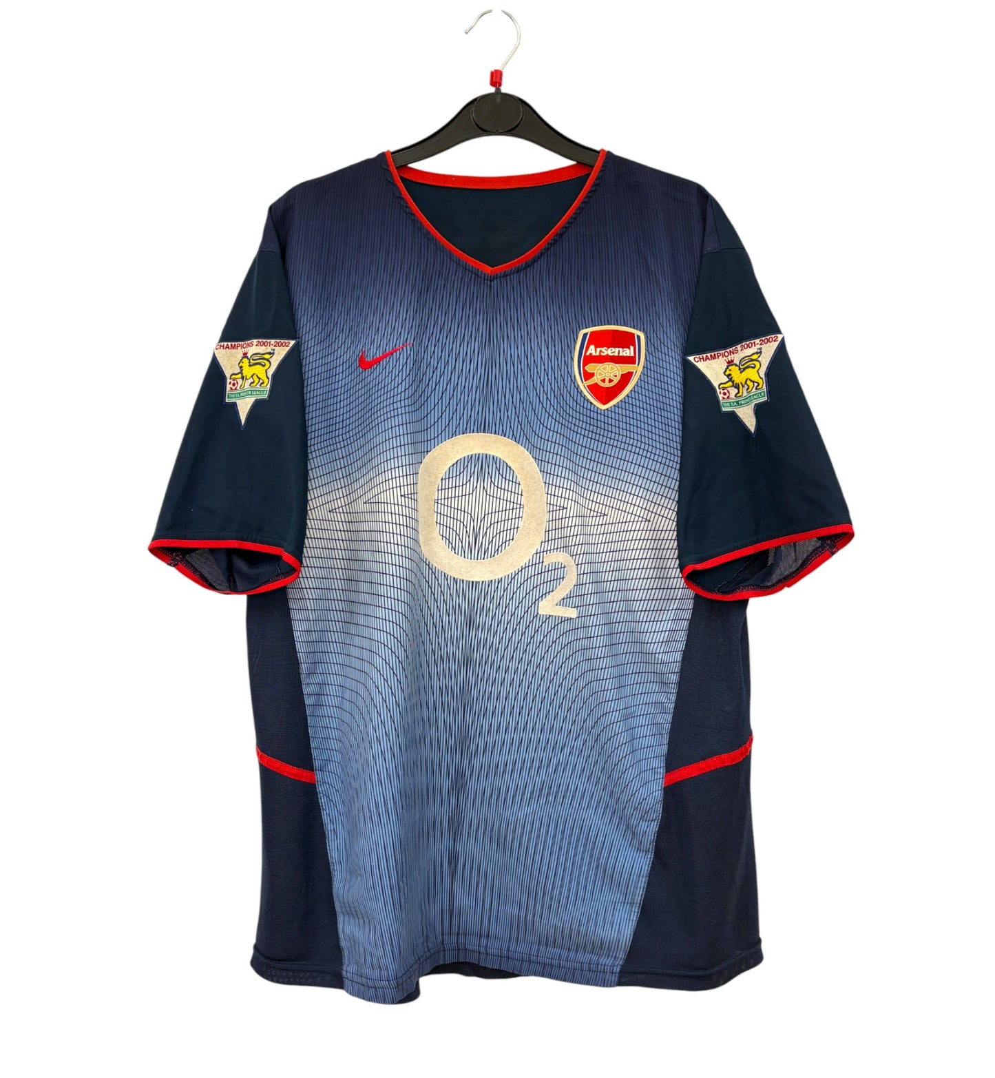 2002 2003 Arsenal Nike Away Football Shirt LUNGJBERG 8 Men's Large