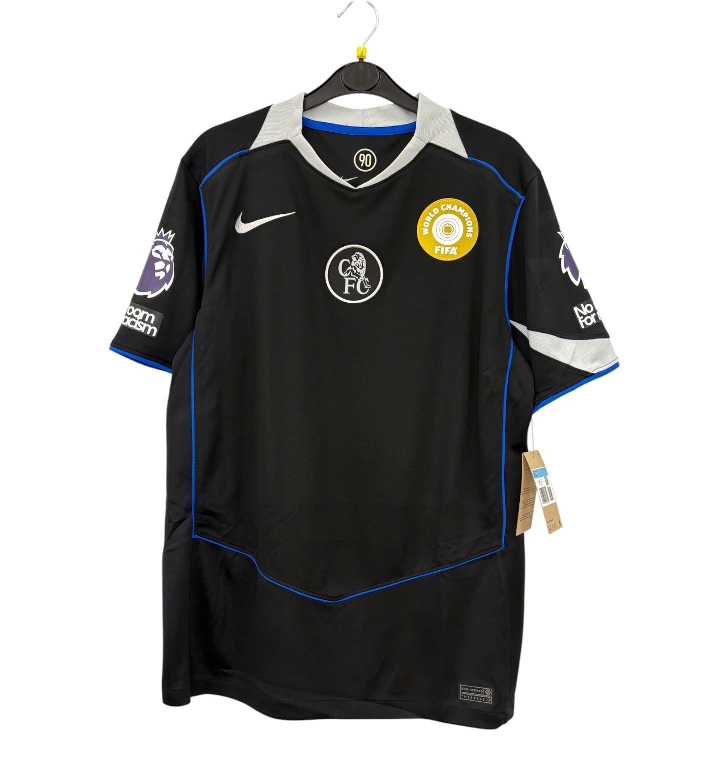 BNWT 2025 2026 Chelsea Nike Total 90 3rd Football Shirt ESTEVAO 41 Men's Medium