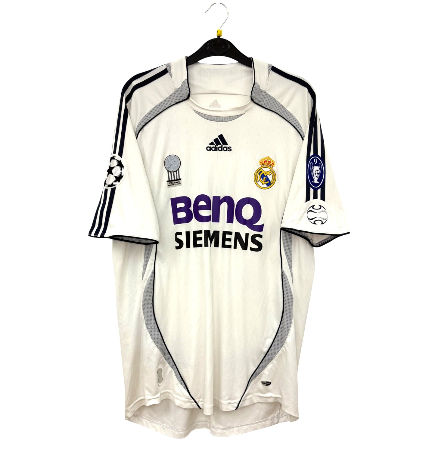 2006 2007 Real Madrid Adidas Home Football Shirt BECKHAM 23 Men's Medium