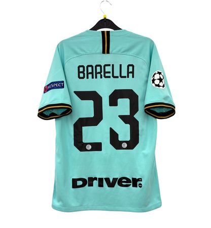 2019 2020 Inter Milan Nike Away UCL Football Shirt BARELLA 23 Men's Medium