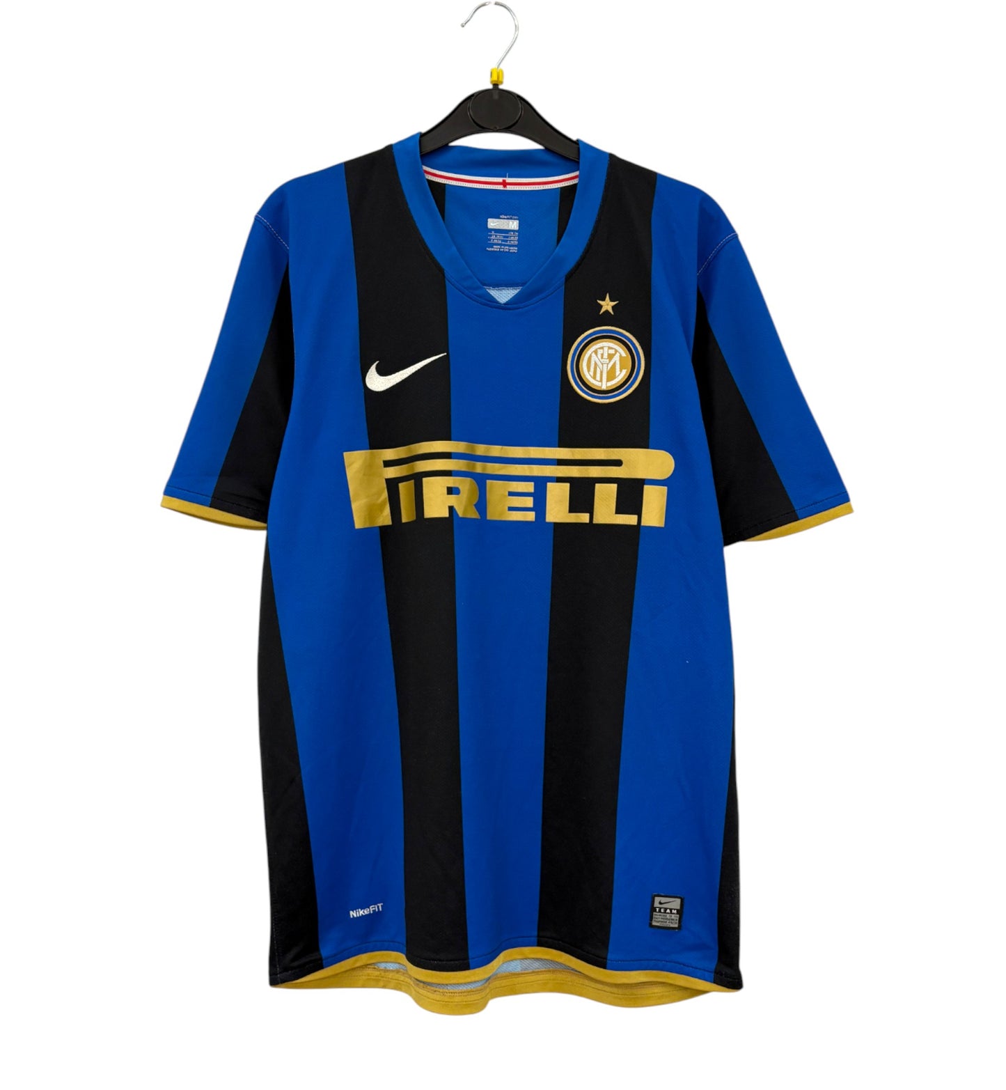 2008 2009 Inter Milan Nike Home Football Shirt IBRAHIMOVIC 8 Mens Medium