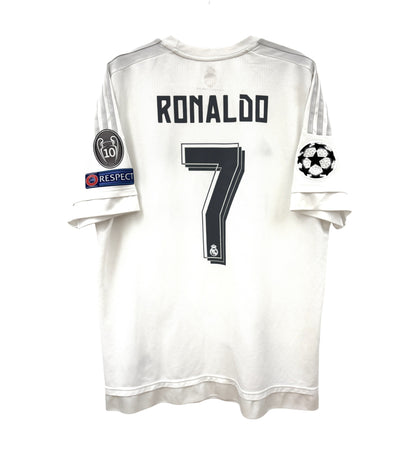 2015 2016 Real Madrid Adidas Home Football Shirt RONALDO 7 Men's XL