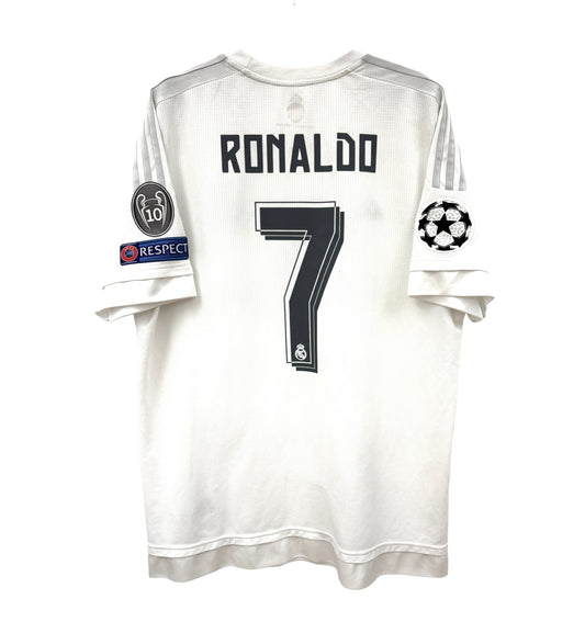 2015 2016 Real Madrid Adidas Home Football Shirt RONALDO 7 Men's XL