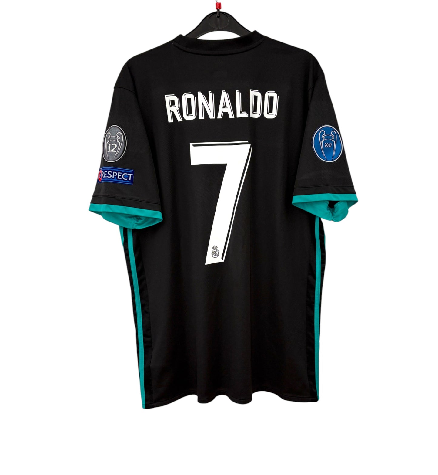2017 2018 Real Madrid Adidas Away RONALDO 7 Football Shirt Men's Large