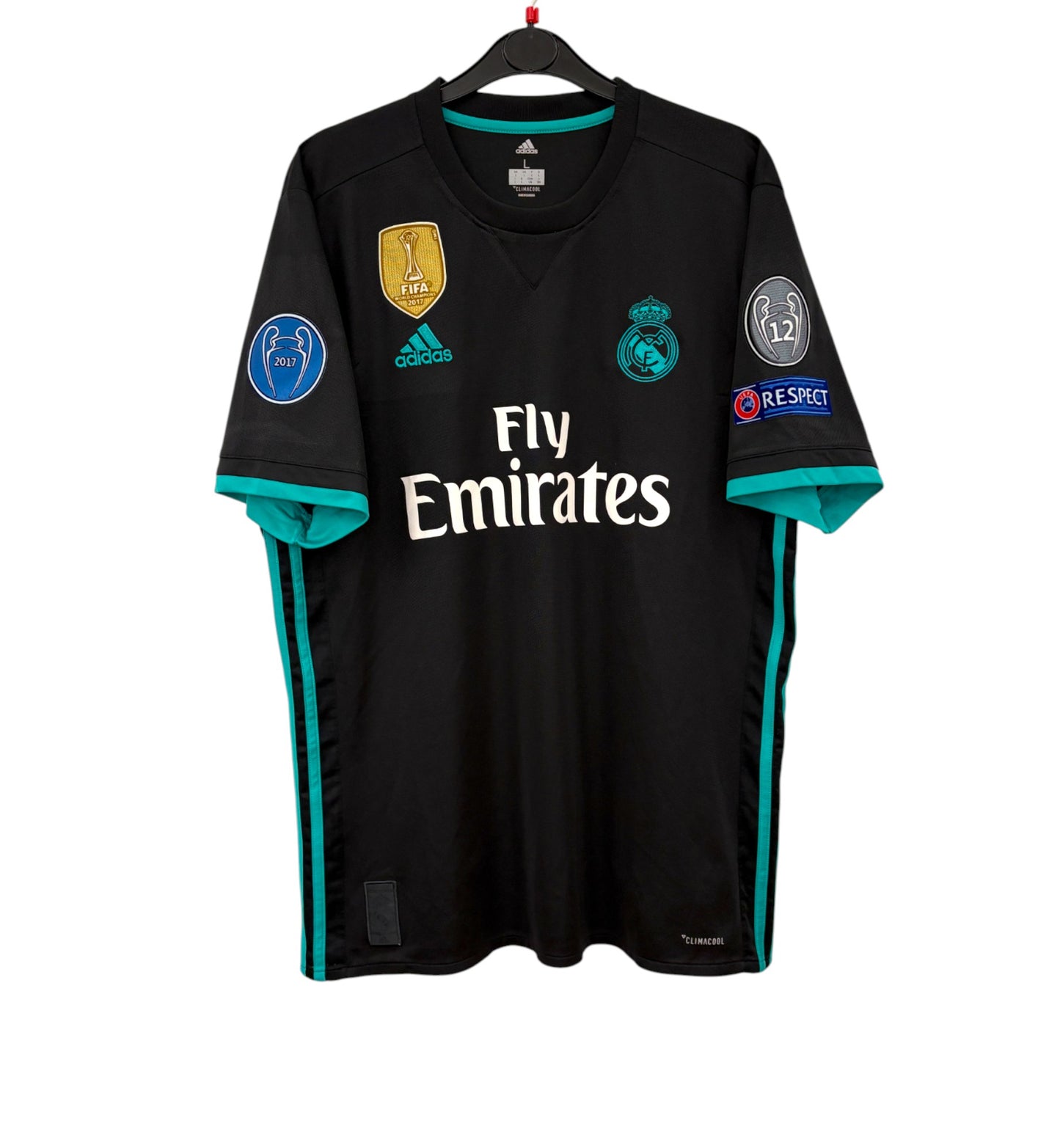 2017 2018 Real Madrid Adidas Away RONALDO 7 Football Shirt Men's Large
