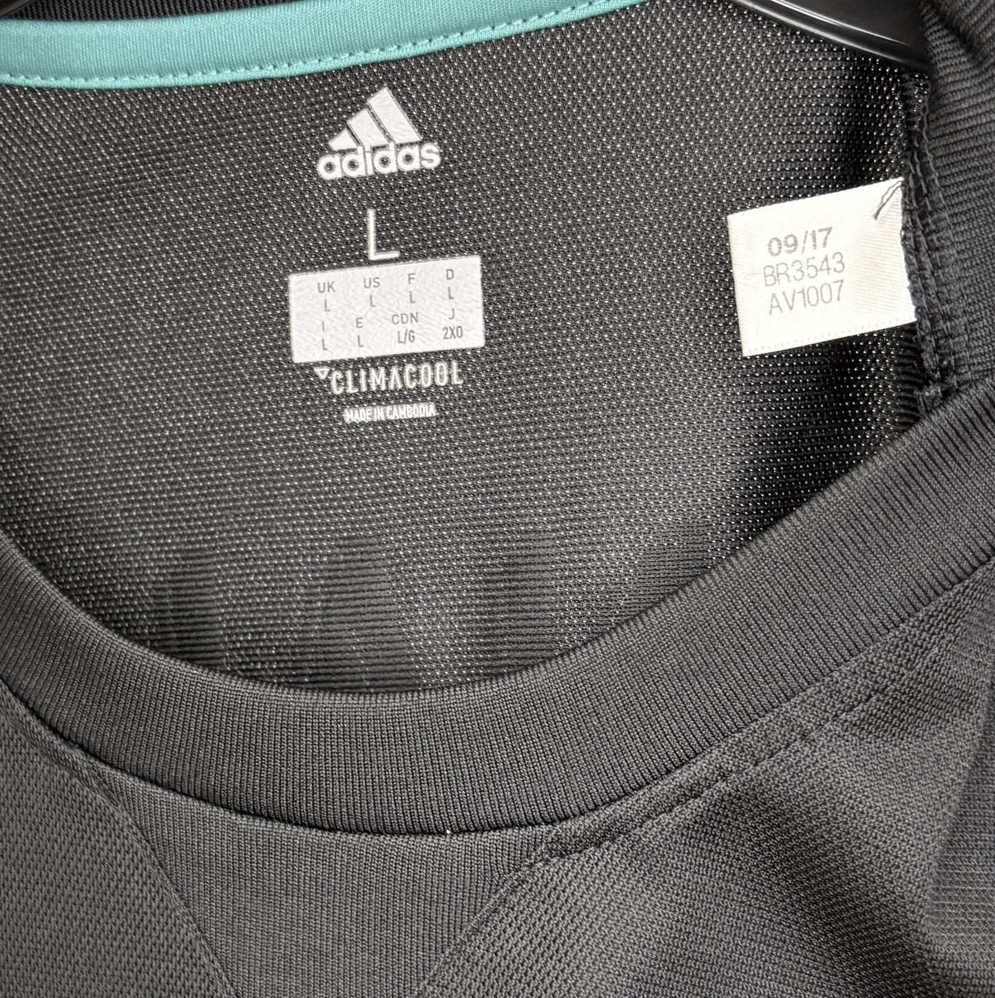 2017 2018 Real Madrid Adidas Away RONALDO 7 Football Shirt Men's Large