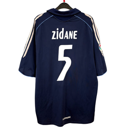 2005 2006 Real Madrid Adidas Away Football Shirt ZIDANE 5 Men's Large