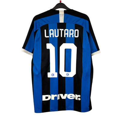 2019 2020 Inter Milan Nike Home Football Shirt LAUTARO 10 Men's Large