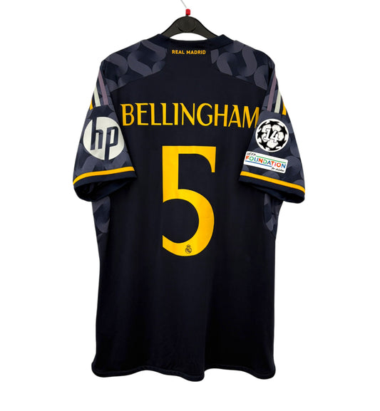 2023 2024 Real Madrid Adidas Away Football Shirt BELLINGHAM 5 Men's Large