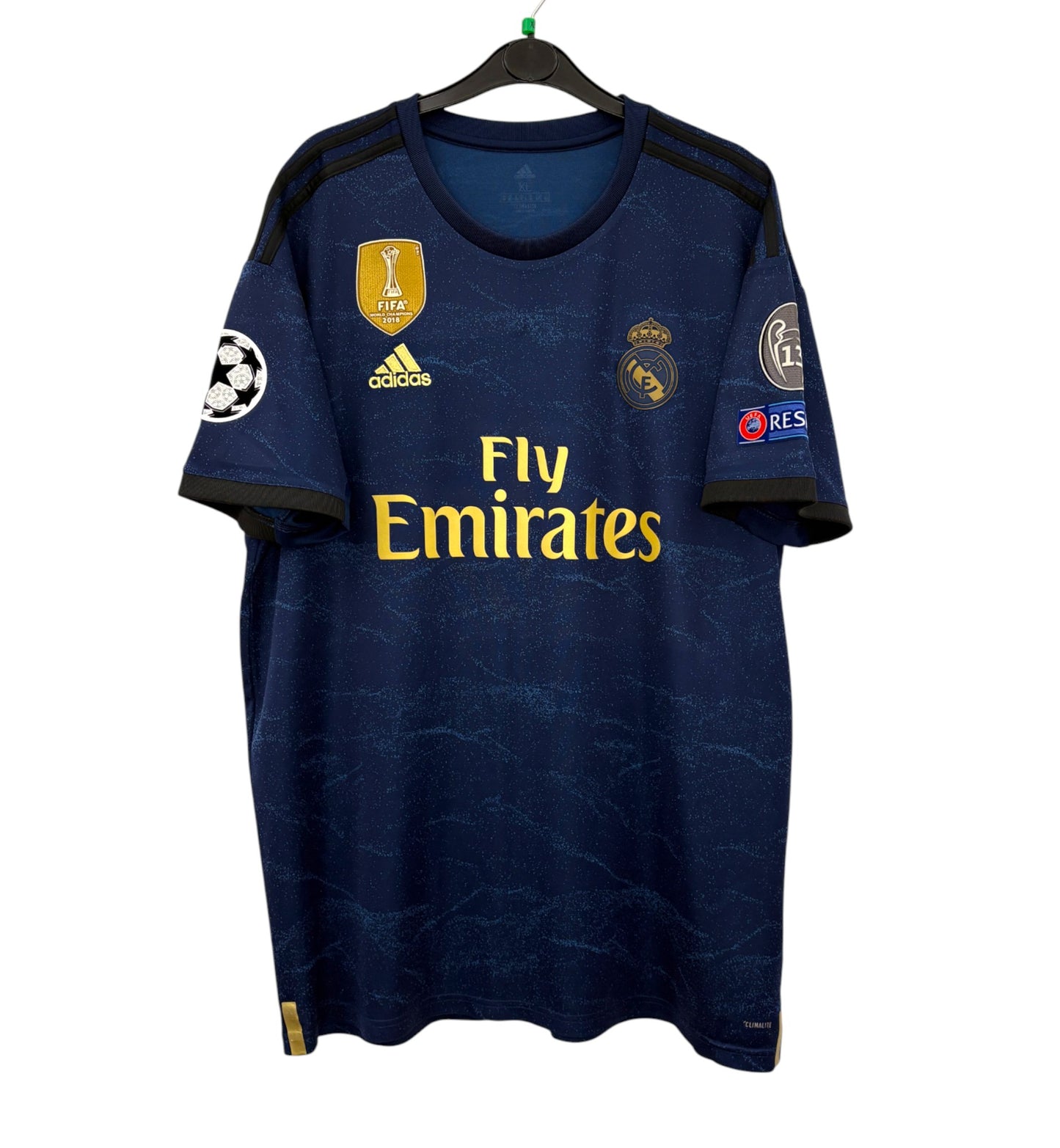 2019 2020 Real Madrid Adidas Away BENZEMA 9 Football Shirt Men's Large
