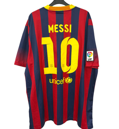2013 2014 Barcelona Nike Home Football Shirt MESSI 10 Men's XXL