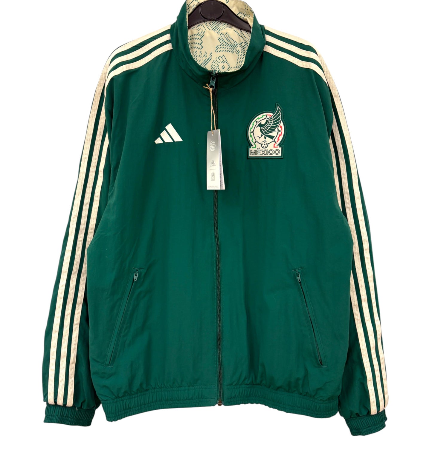 BNWT 2022 2023 Mexico Adidas Reversible Football Jacket Men's Large