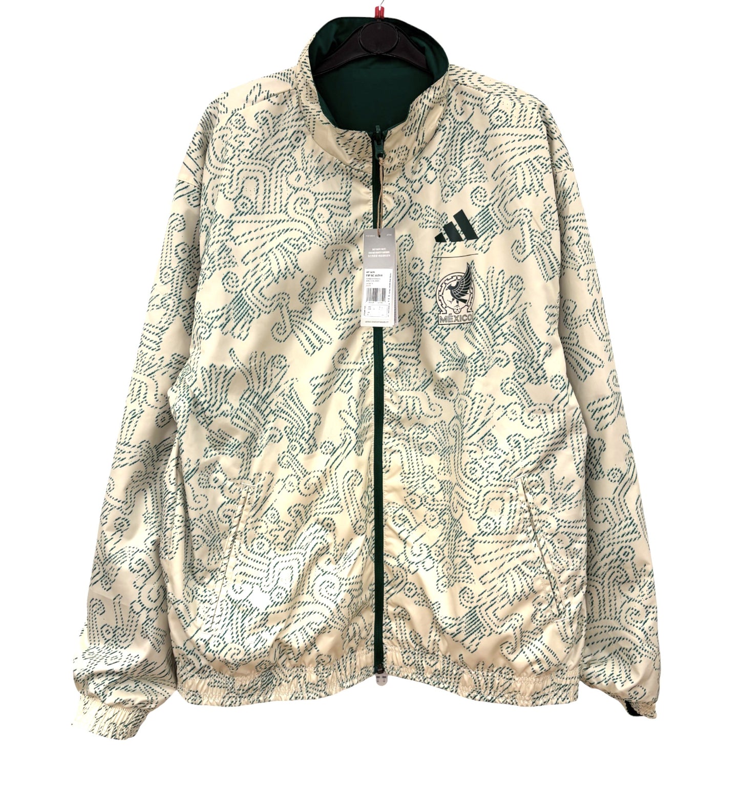 BNWT 2022 2023 Mexico Adidas Reversible Football Jacket Men's Large