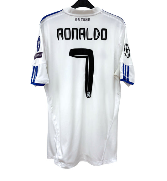 2010 2011 Real Madrid Adidas Home Football Shirt RONALDO 7 Men's Medium