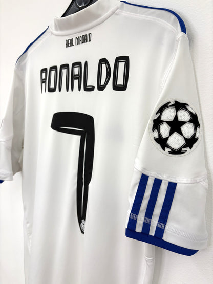 2010 2011 Real Madrid Adidas Home Football Shirt RONALDO 7 Men's Medium