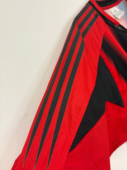 2004 2005 AC Milan Adidas Home Football Shirt KAKA 22 Men's Large
