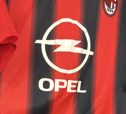 2004 2005 AC Milan Adidas Home Football Shirt KAKA 22 Men's Large