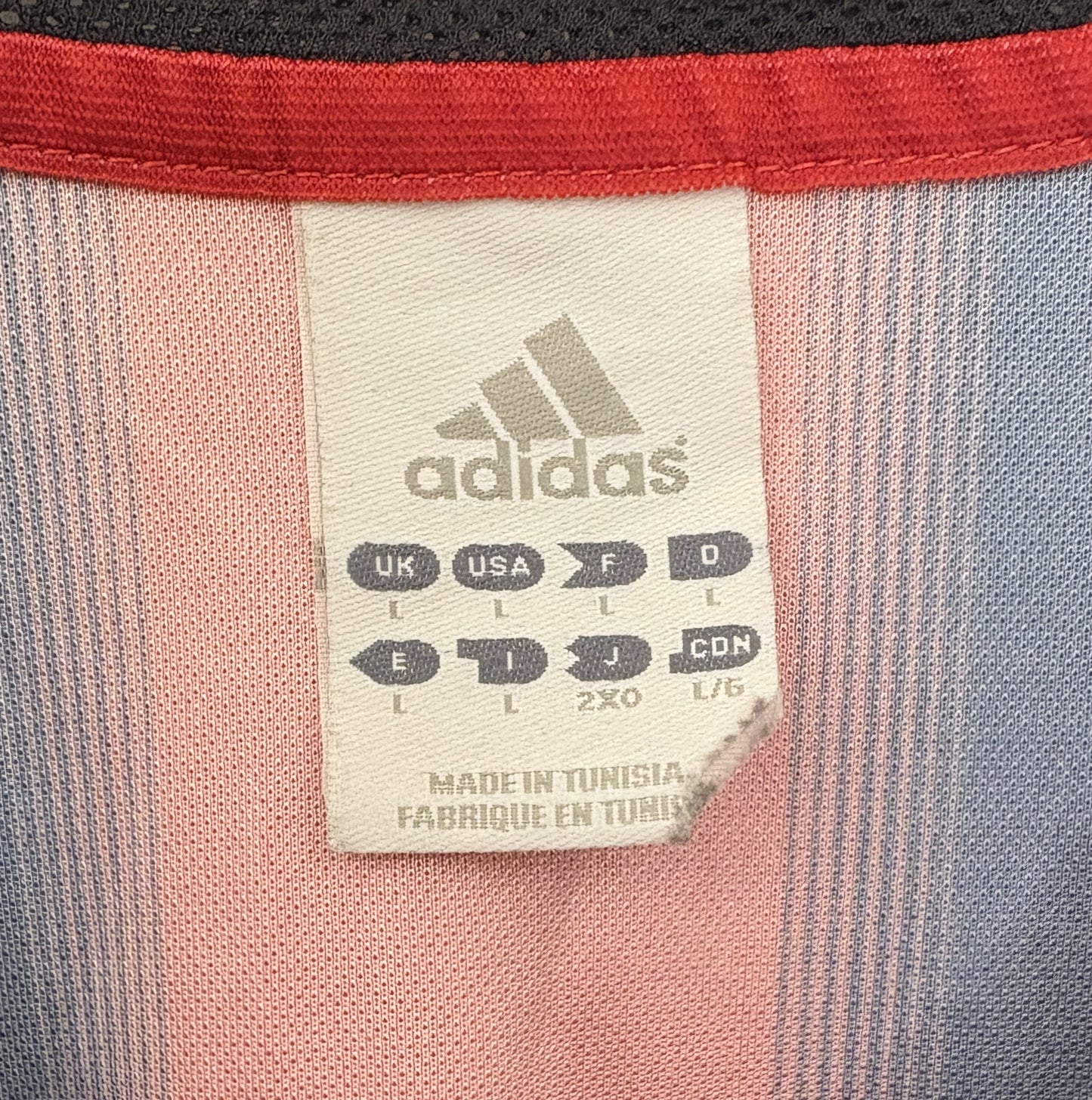 2004 2005 AC Milan Adidas Home Football Shirt KAKA 22 Men's Large