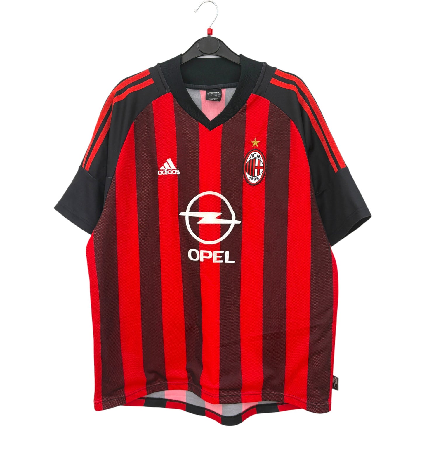 2002 2003 AC Milan Adidas Home Football Shirt SHEVCHENKO 7 Men's Large