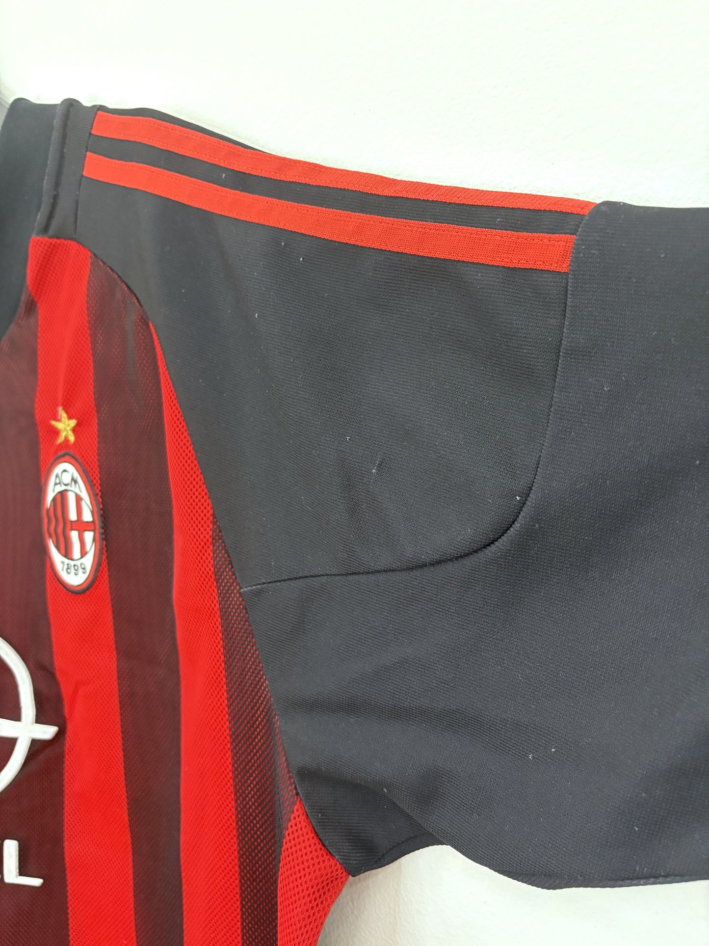 2002 2003 AC Milan Adidas Home Football Shirt SHEVCHENKO 7 Men's Large