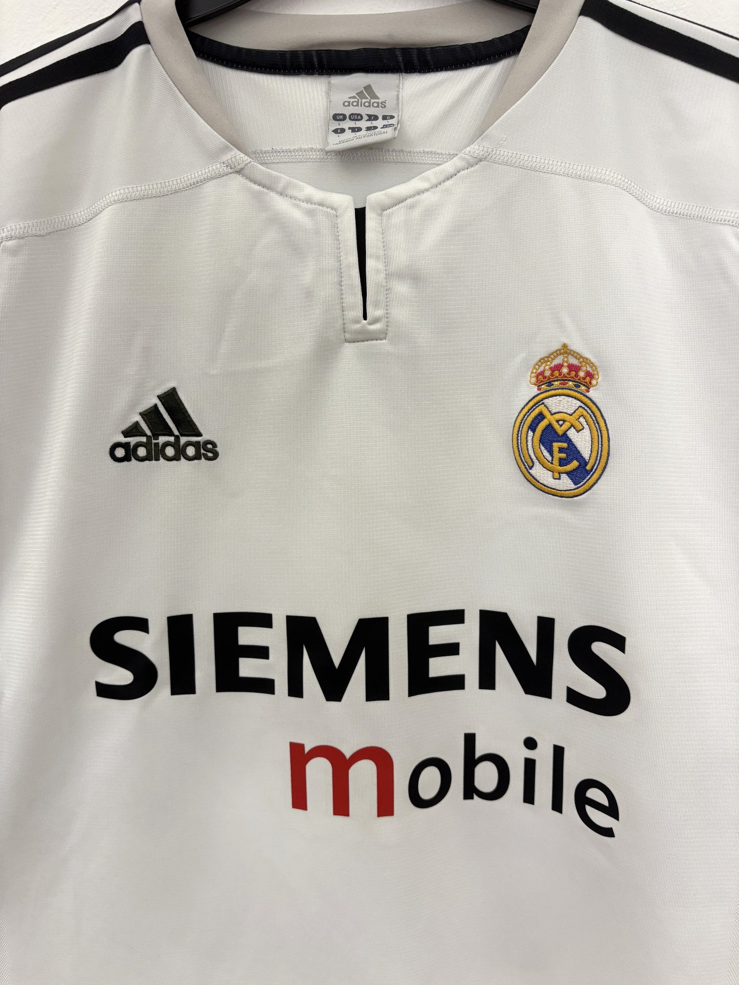 2003 2004 Real Madrid Adidas Home Football Shirt BECKHAM 23 Men's Large