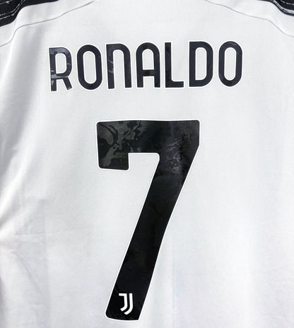 2020 2021 Juventus Adidas Home Football Shirt RONALDO 7 Men's Large