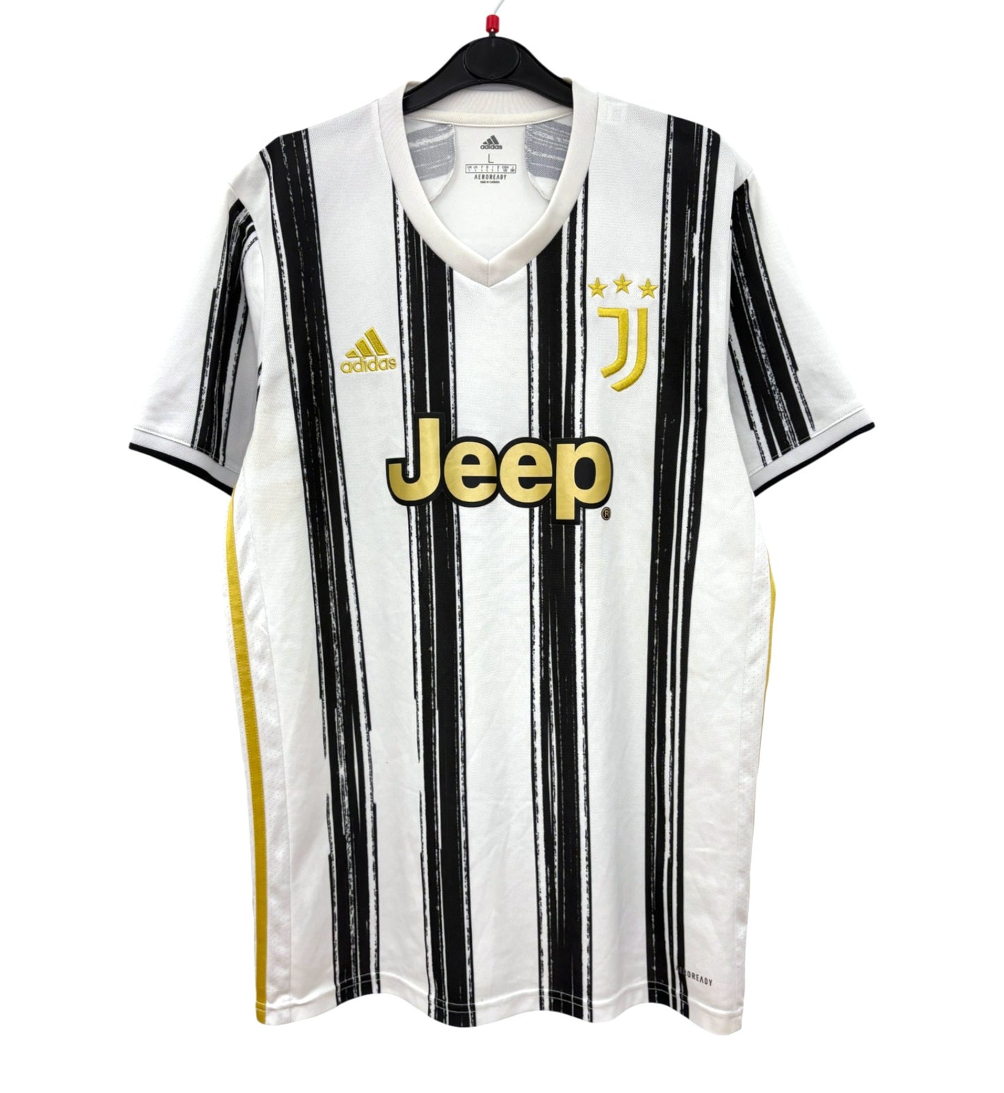 2020 2021 Juventus Adidas Home Football Shirt RONALDO 7 Men's Large