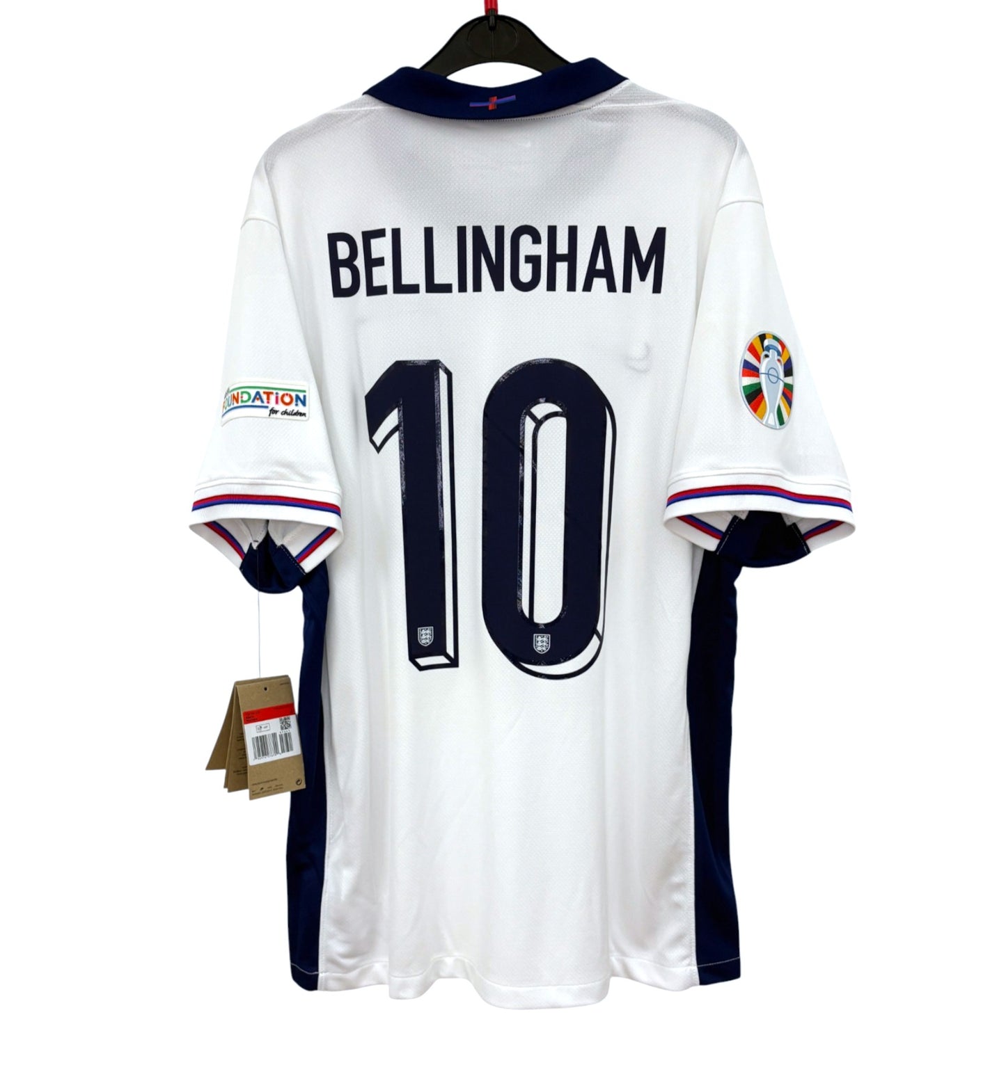 BNWT 2024 2025 England Nike Home Shirt BELLINGHAM 10 Men's Large